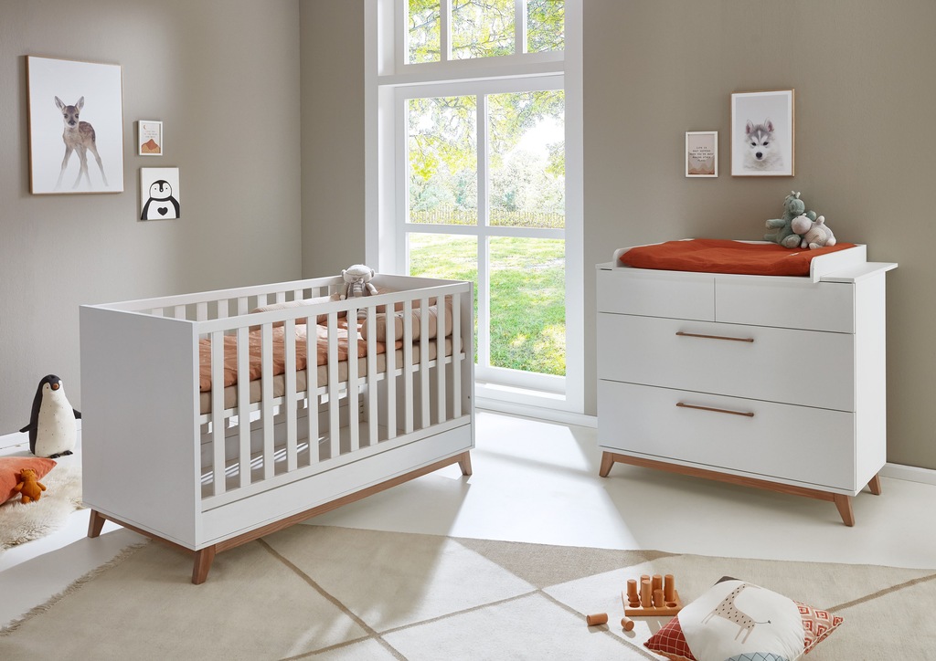 arthur berndt Babymöbel-Set "Babyzimmer Set "Lina" 2-teilig", (Spar-Set, 2 günstig online kaufen