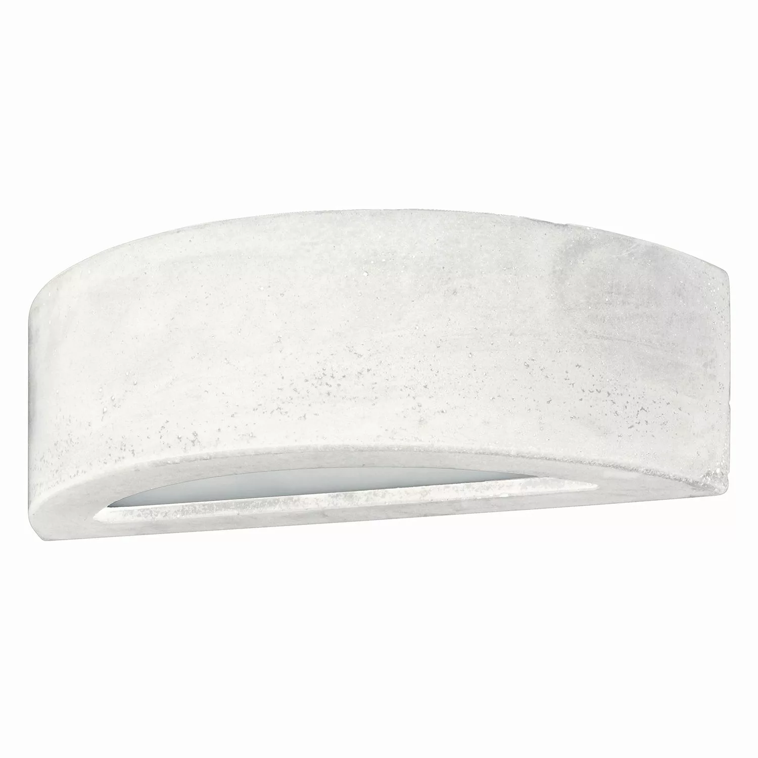 home24 Spot Light LED-Wandleuchte Block III Glühlampe Modern Weiß Keramik/G günstig online kaufen