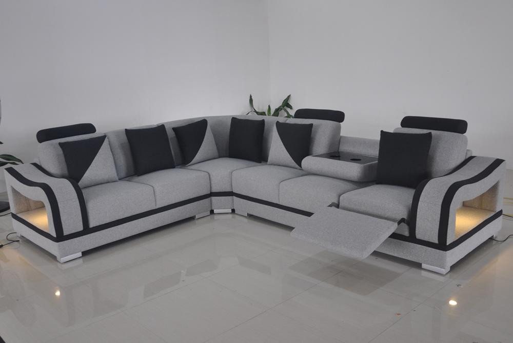 Xlmoebel Sofa Modernes Design Ledersofa Couch mit L-Form Ecke, Teil einer s günstig online kaufen