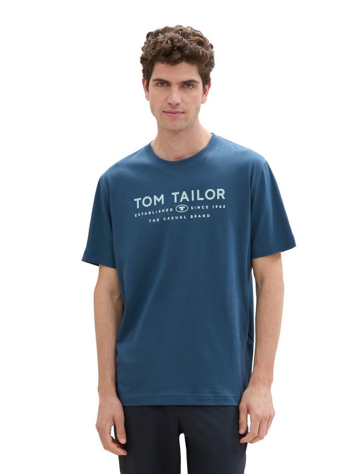 TOM TAILOR Print-Shirt mit Logo Print günstig online kaufen