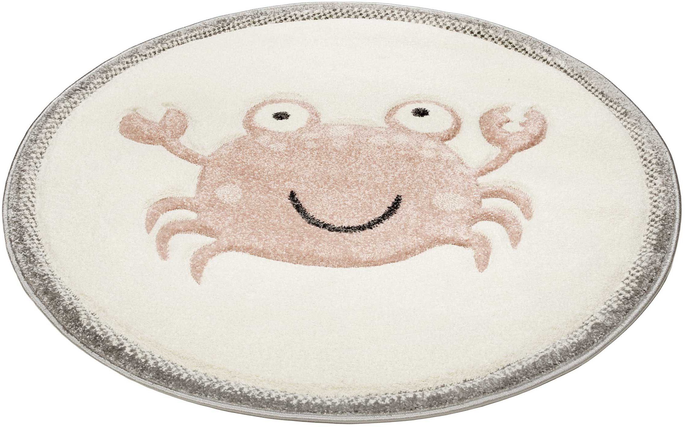 Esprit Kinderteppich »Crab ESP-21074«, rund, 13 mm Höhe, Rundteppich mit Kr günstig online kaufen