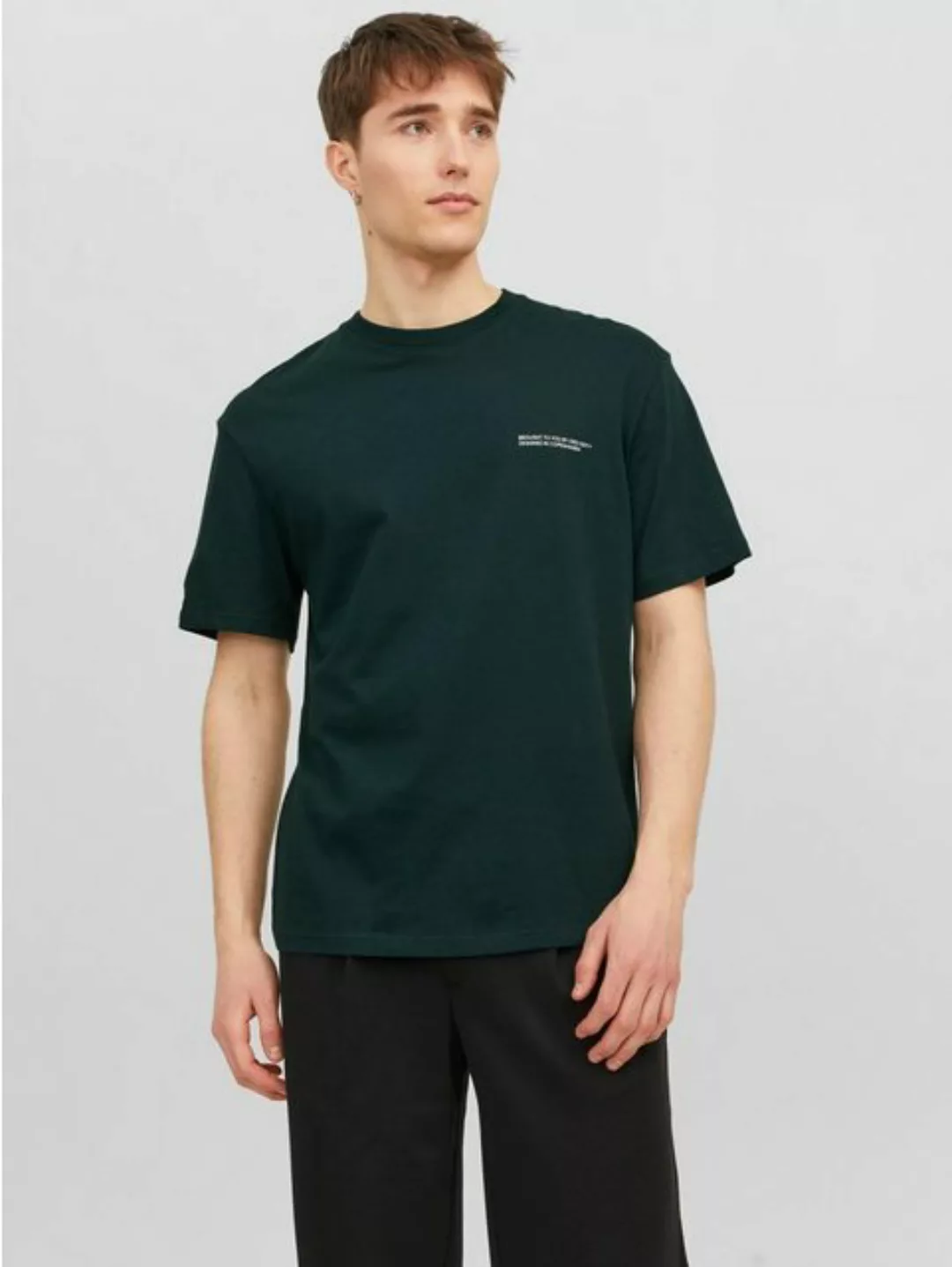 Jack & Jones T-Shirt Logo Print T-Shirt Kurzarm Shirt JORVESTERBRO 6178 in günstig online kaufen