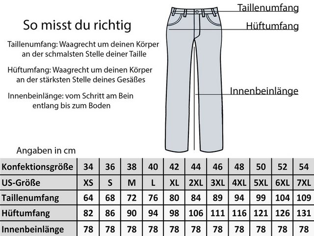 ESRA Bootcut-Jeans Bootcut Jeans Damen High Waist Schlaghose Damen Jeans Fl günstig online kaufen