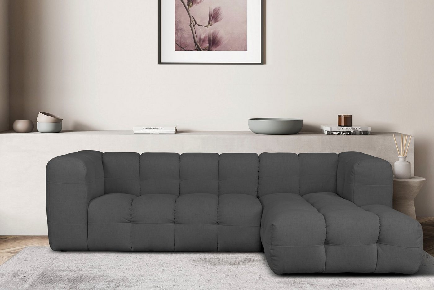 LeGer Home by Lena Gercke Ecksofa "TALISHA L-Form", moderne Steppung, hoher günstig online kaufen