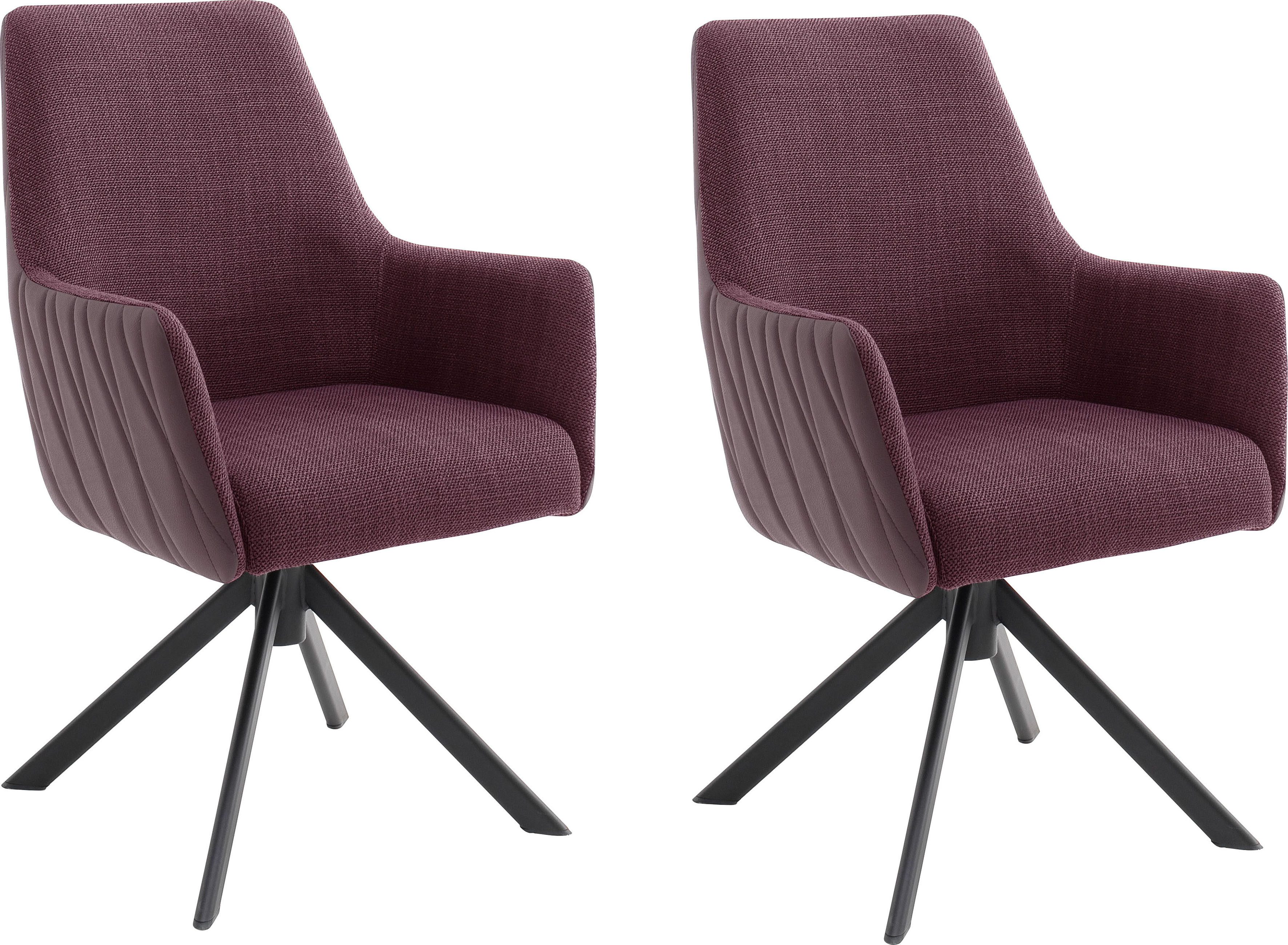 MCA furniture 4-Fußstuhl »Reynosa«, (Set), 2 St., Esszimmerstuhl 360°drehba günstig online kaufen