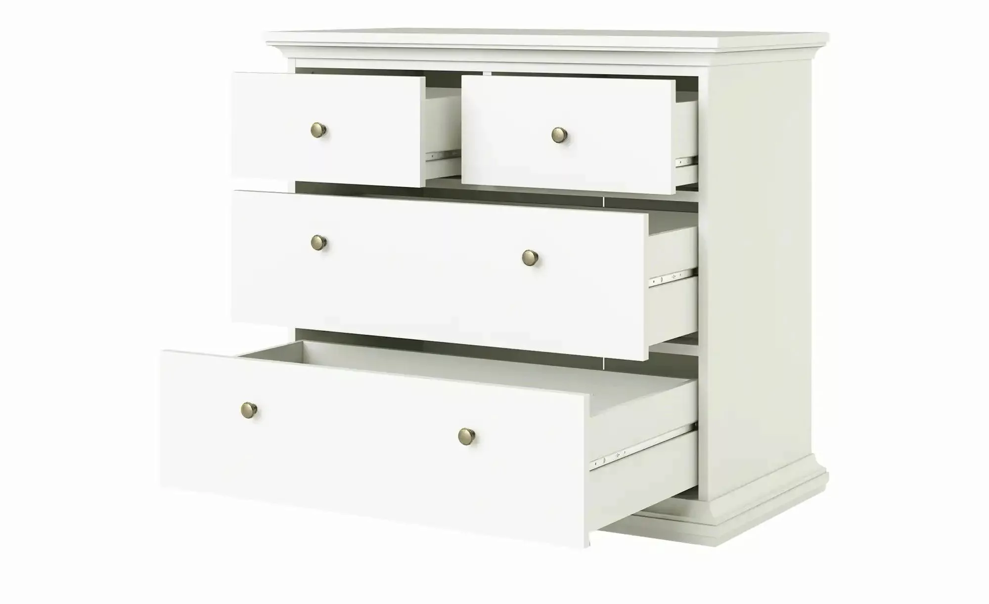 Kommode  Chester ¦ weiß ¦ Maße (cm): B: 96 H: 87 T: 49 Kommoden & Sideboard günstig online kaufen