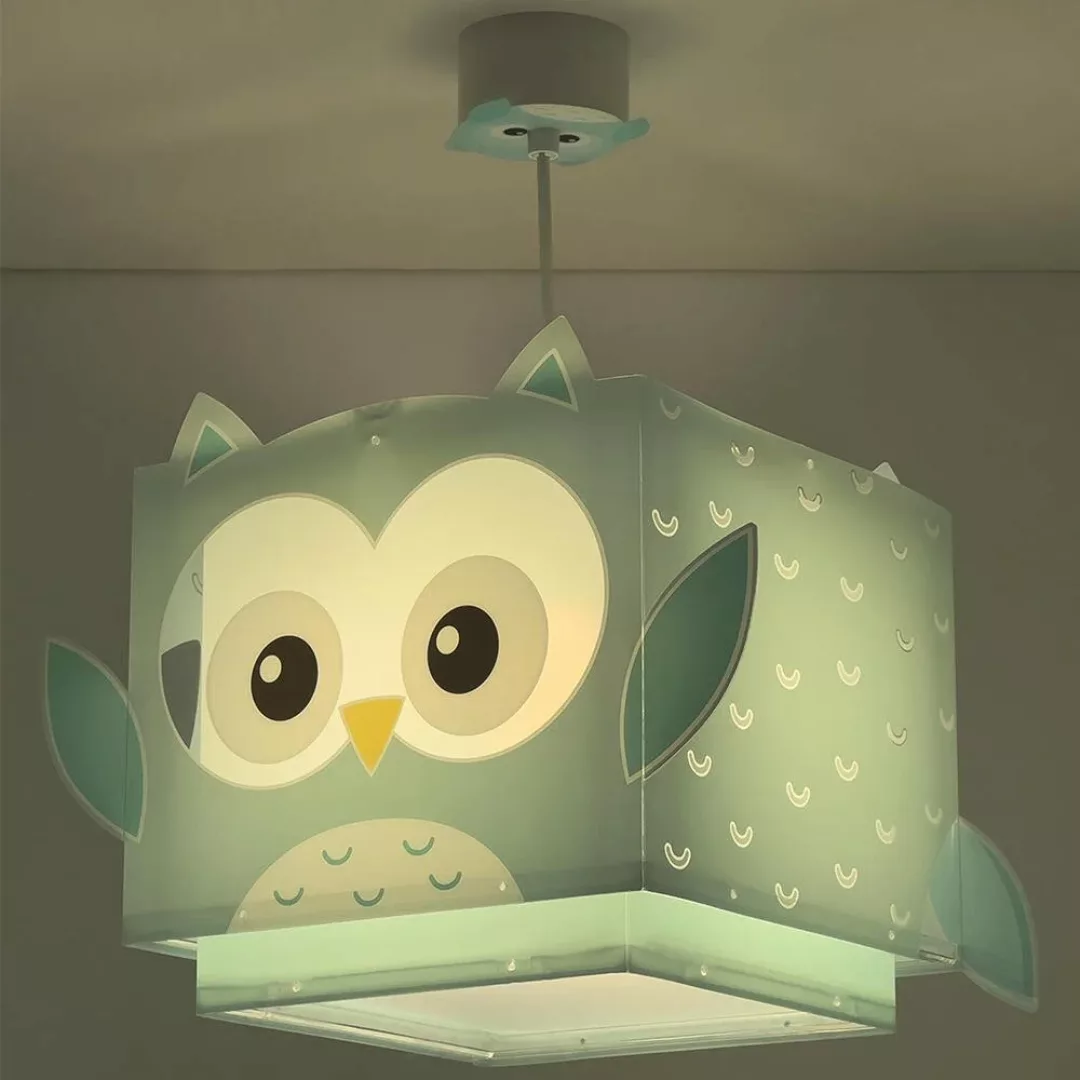 Dalber Little Owl Kinder-Hängelampe mit Eulenmotiv günstig online kaufen