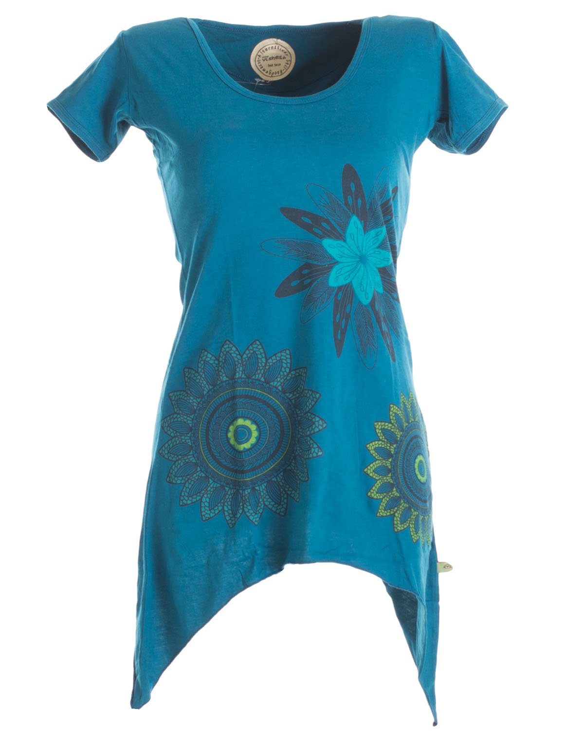 Vishes Tunikakleid Asymmetrisches Longshirt m. großen günstig online kaufen