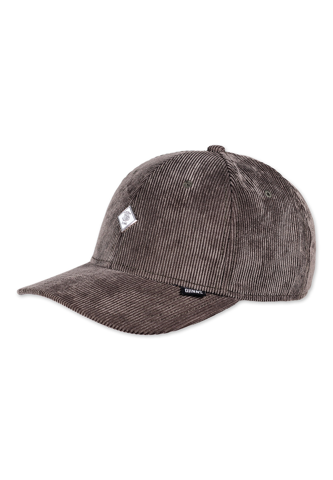 Djinns Snapback Cap 6P TrueFit SOFTCORD PLATE Grey Dunkelgrau günstig online kaufen