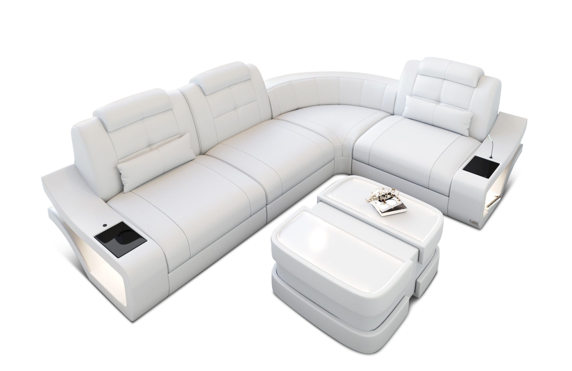 Sofa Dreams Ecksofa Ledersofa Elena Mini günstig online kaufen