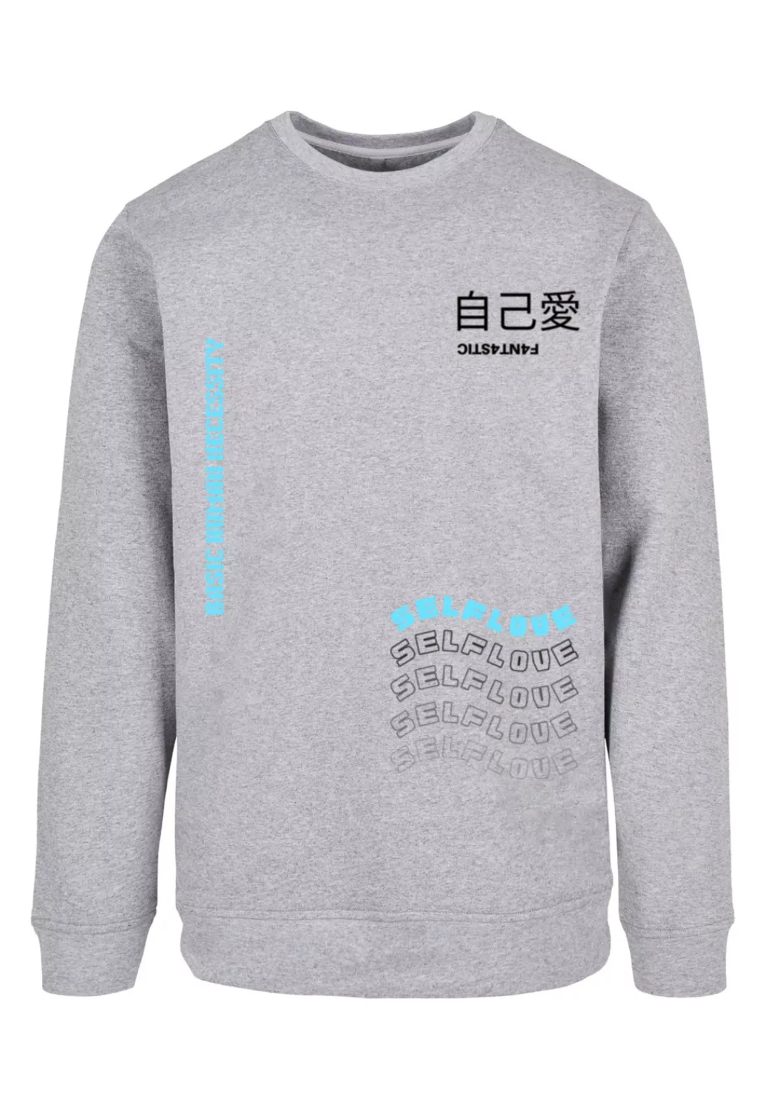 F4NT4STIC Kapuzenpullover "Self Love CREWNECK", Print günstig online kaufen