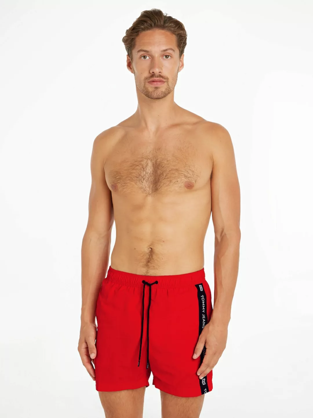 Tommy Hilfiger Swimwear Badeshorts "SF MEDIUM DRAWSTRING SIDE TAPE", mit Lo günstig online kaufen