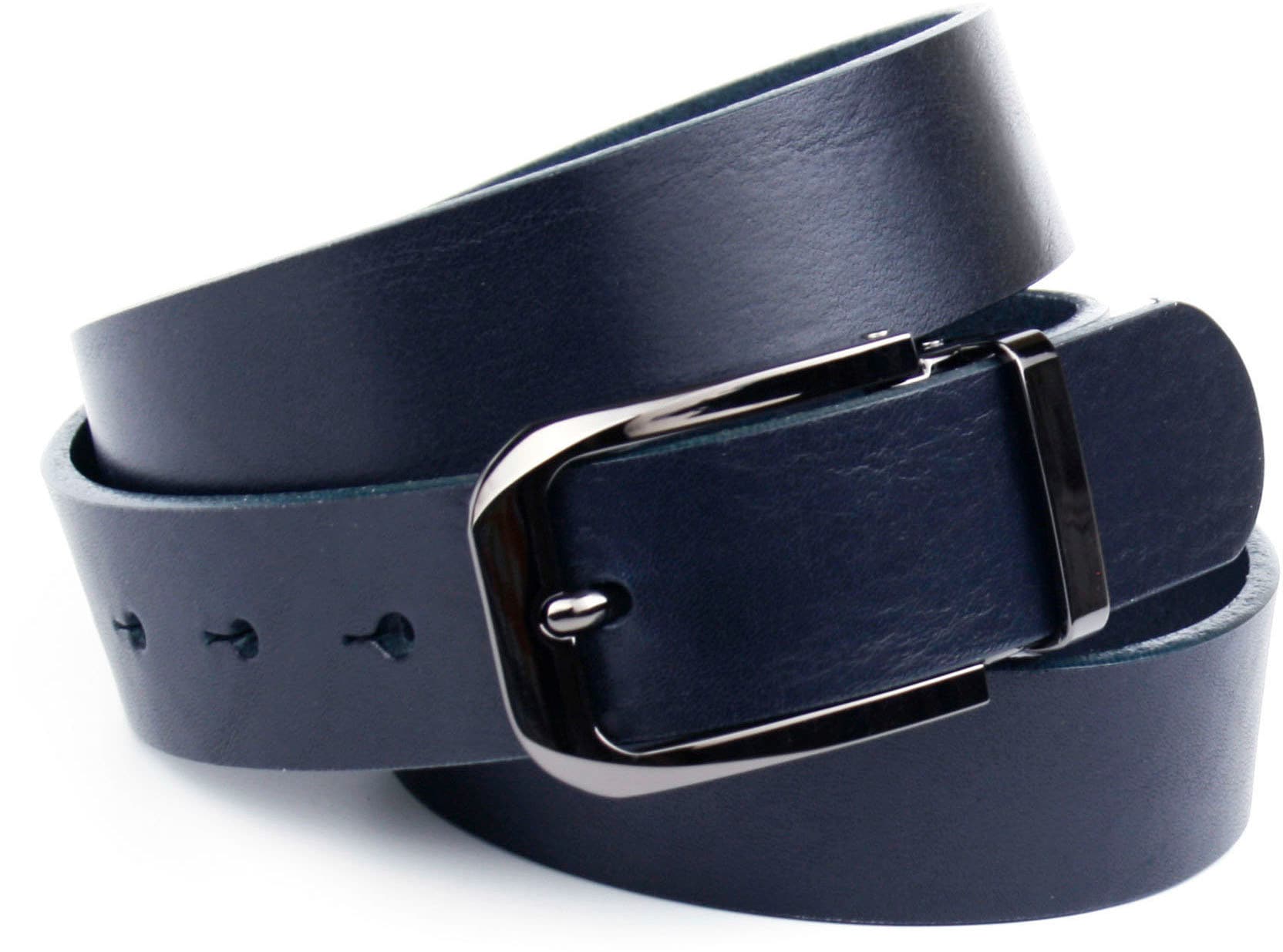 Anthoni Crown Ledergürtel, 3,5 cm breiter Casual-Vollledergürtel günstig online kaufen