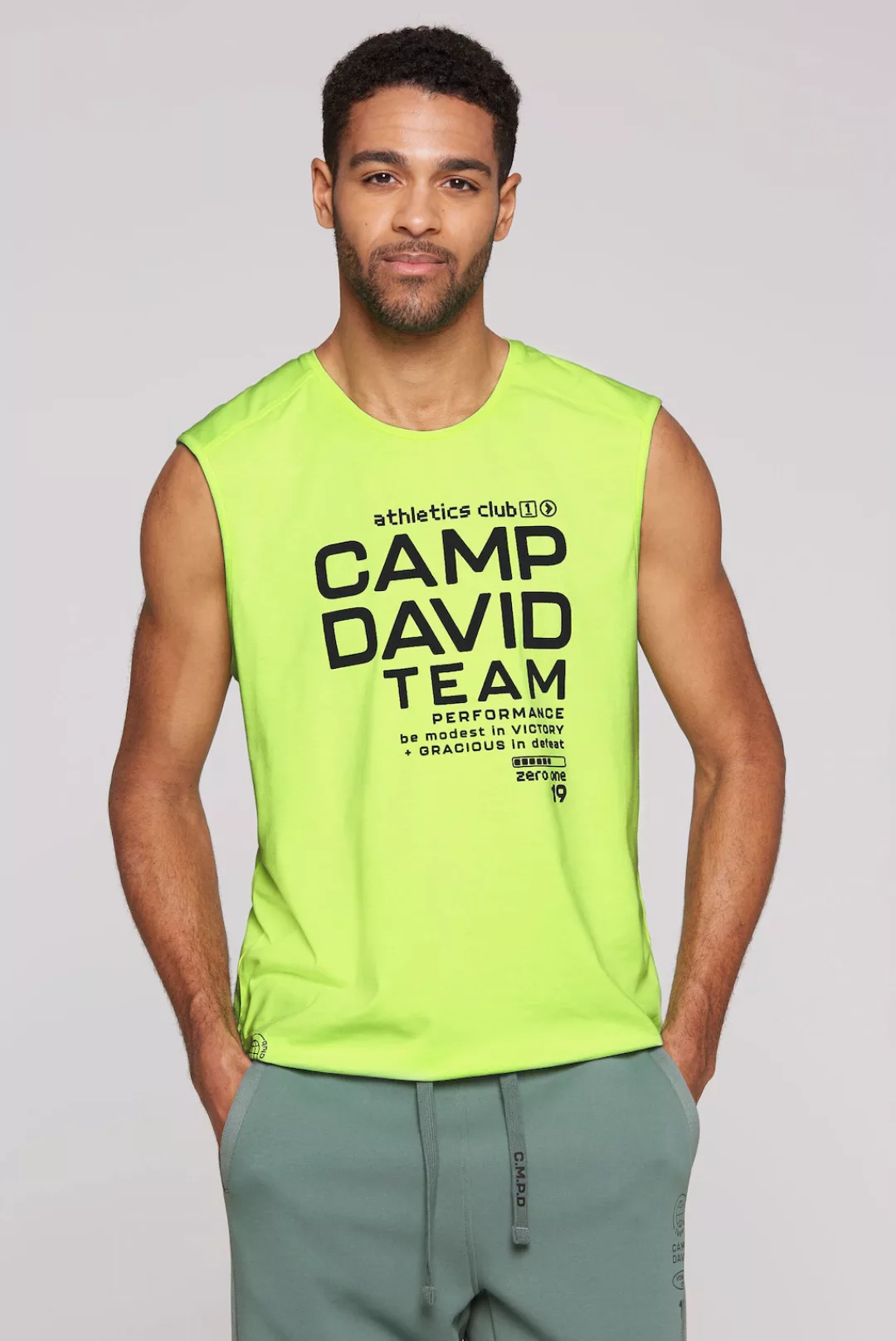 CAMP DAVID Rundhalsshirt, mit Baumwolle günstig online kaufen