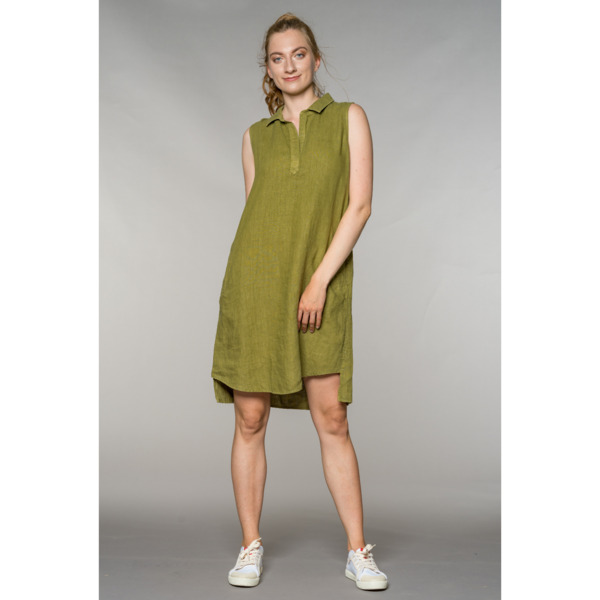 Fv-ki:Ki | Shirt Dress | A-shape | Sleeveless | Pure Linen günstig online kaufen