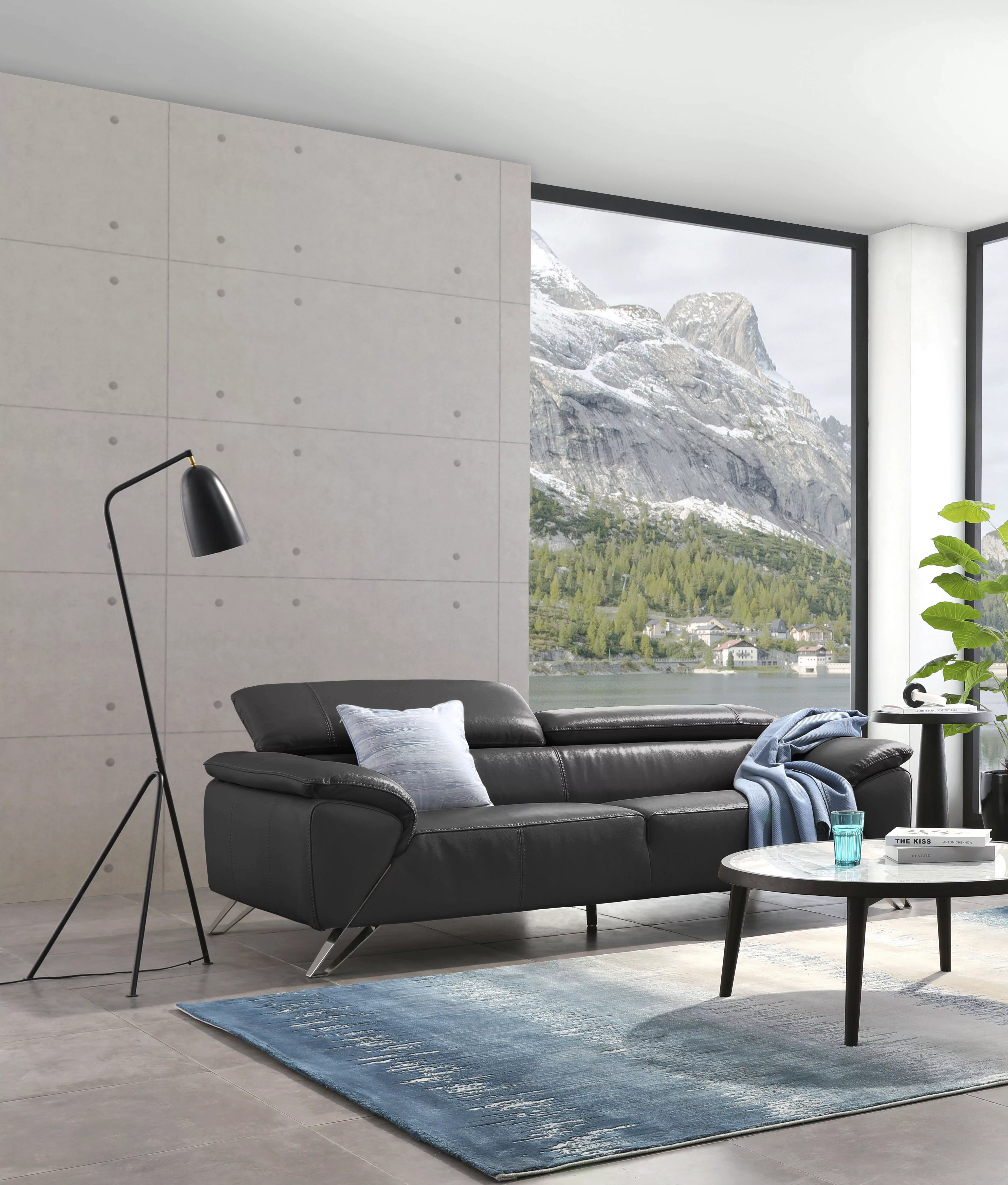 Nicoletti Home 3-Sitzer, Breite 220 cm, inklusive Kopfteilverstellung günstig online kaufen