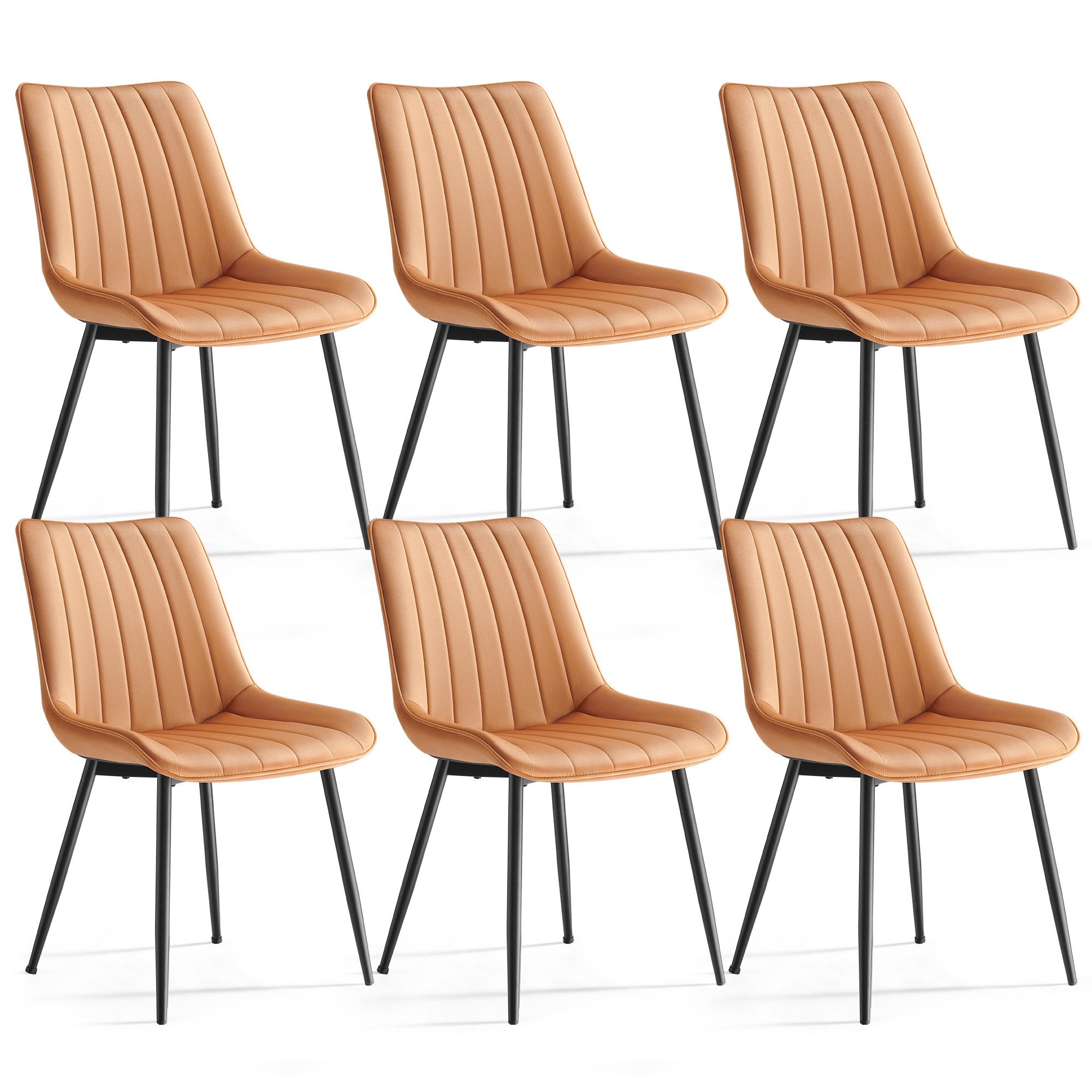 SONGMICS Esszimmerstuhl Stuhlset – Polsterstühle, Moderner günstig online kaufen