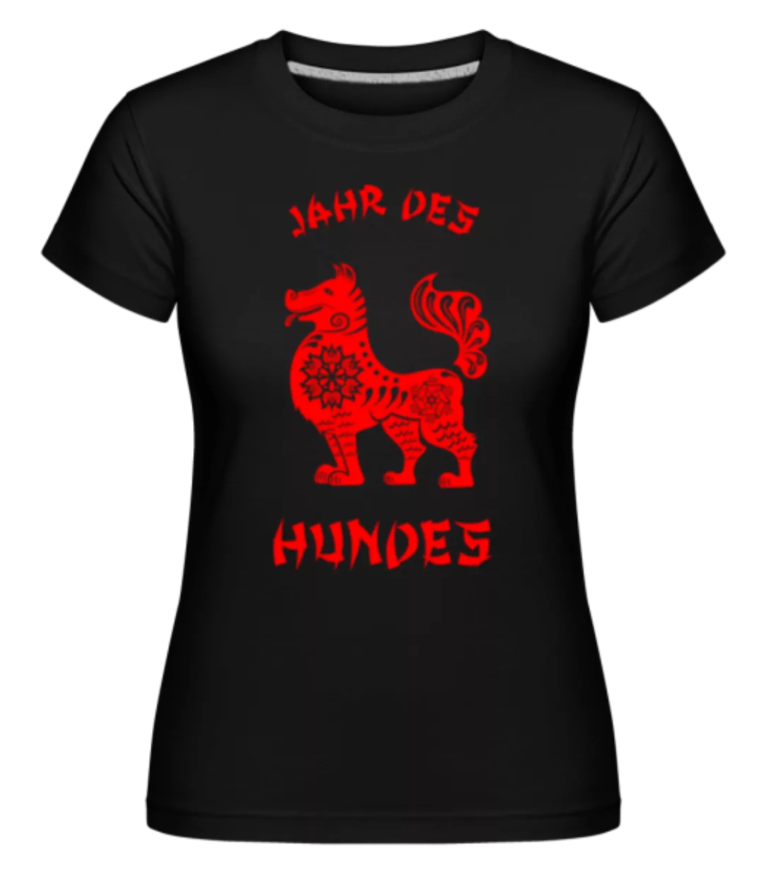 Chinesisches Zeichen Jahr Des Hundes · Shirtinator Frauen T-Shirt günstig online kaufen