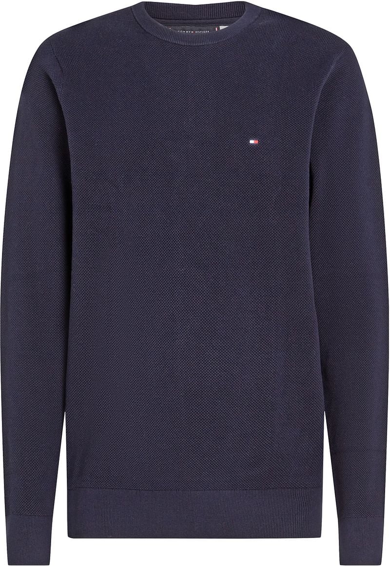 Tommy Hilfiger Rundhalspullover "ESSENTIAL STRUCTURE CREW NECK", mit feiner günstig online kaufen