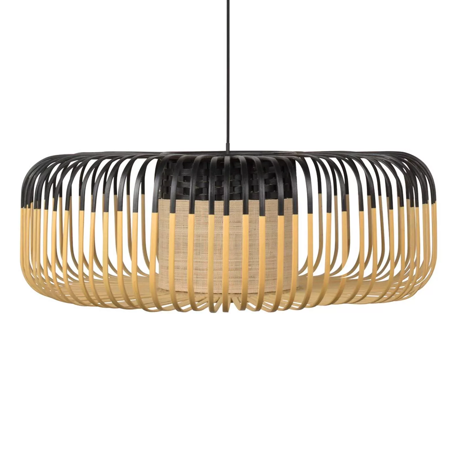 Forestier Bamboo Light XL Pendellampe 60cm schwarz günstig online kaufen