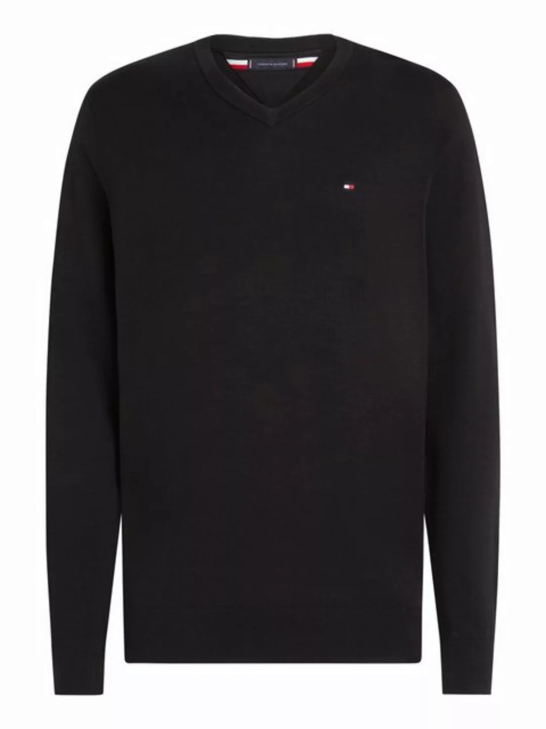 Tommy Hilfiger Strickpullover ESSENTIAL COTTON V NECK günstig online kaufen