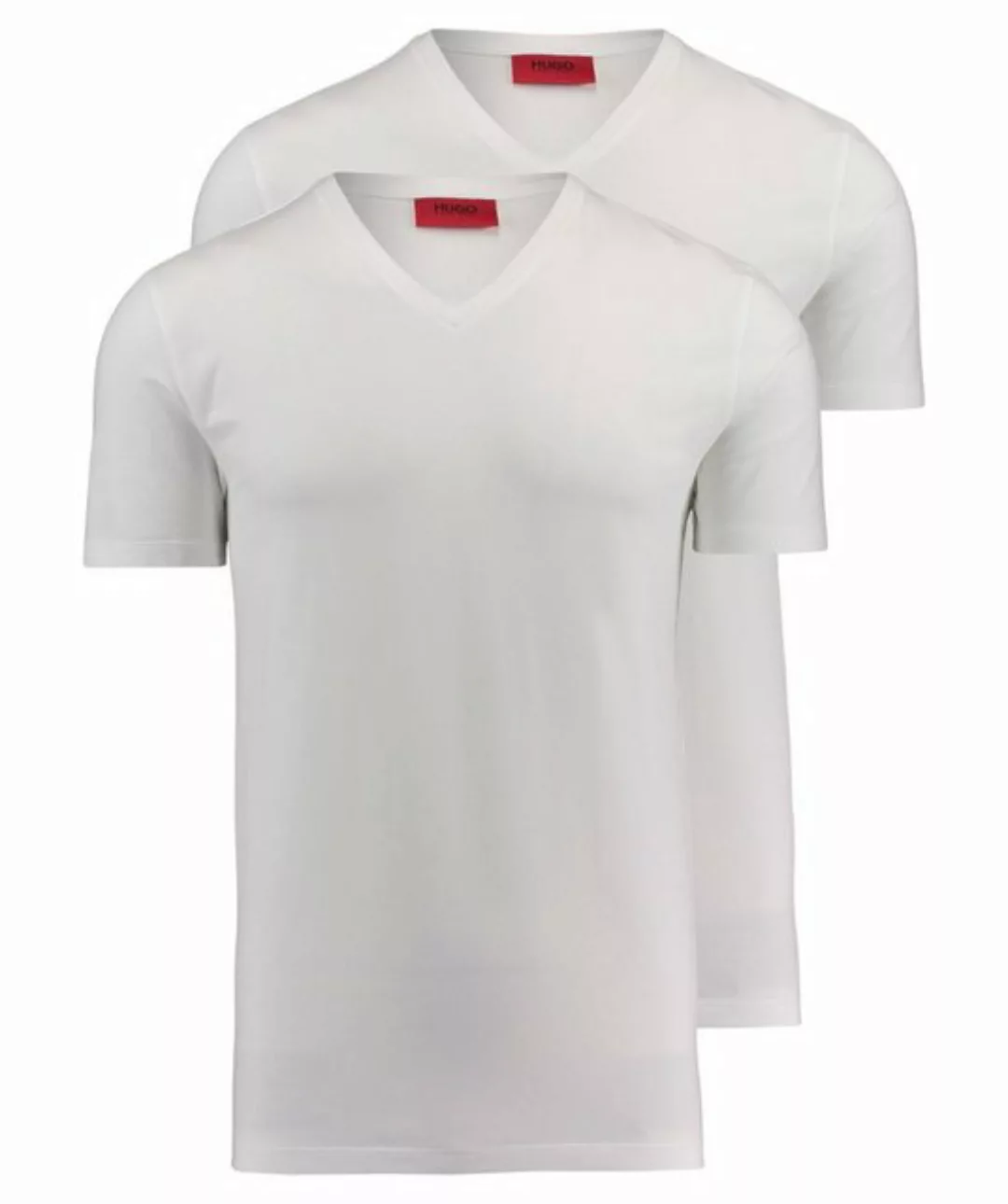Hugo V Neck Kurzärmeliges T-shirt XL White günstig online kaufen