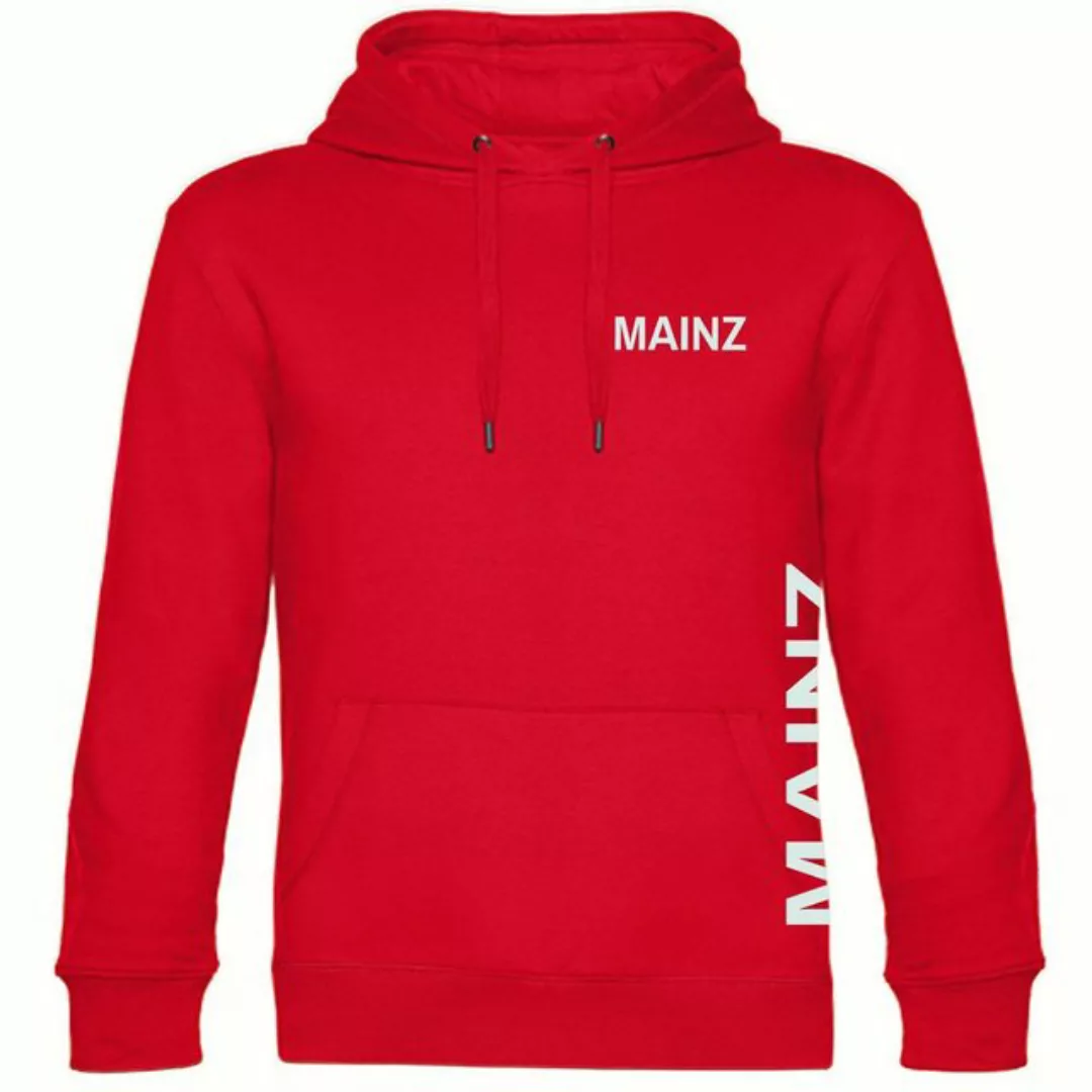 multifanshop Kapuzensweatshirt Mainz - Brust & Seite - Hoodie günstig online kaufen