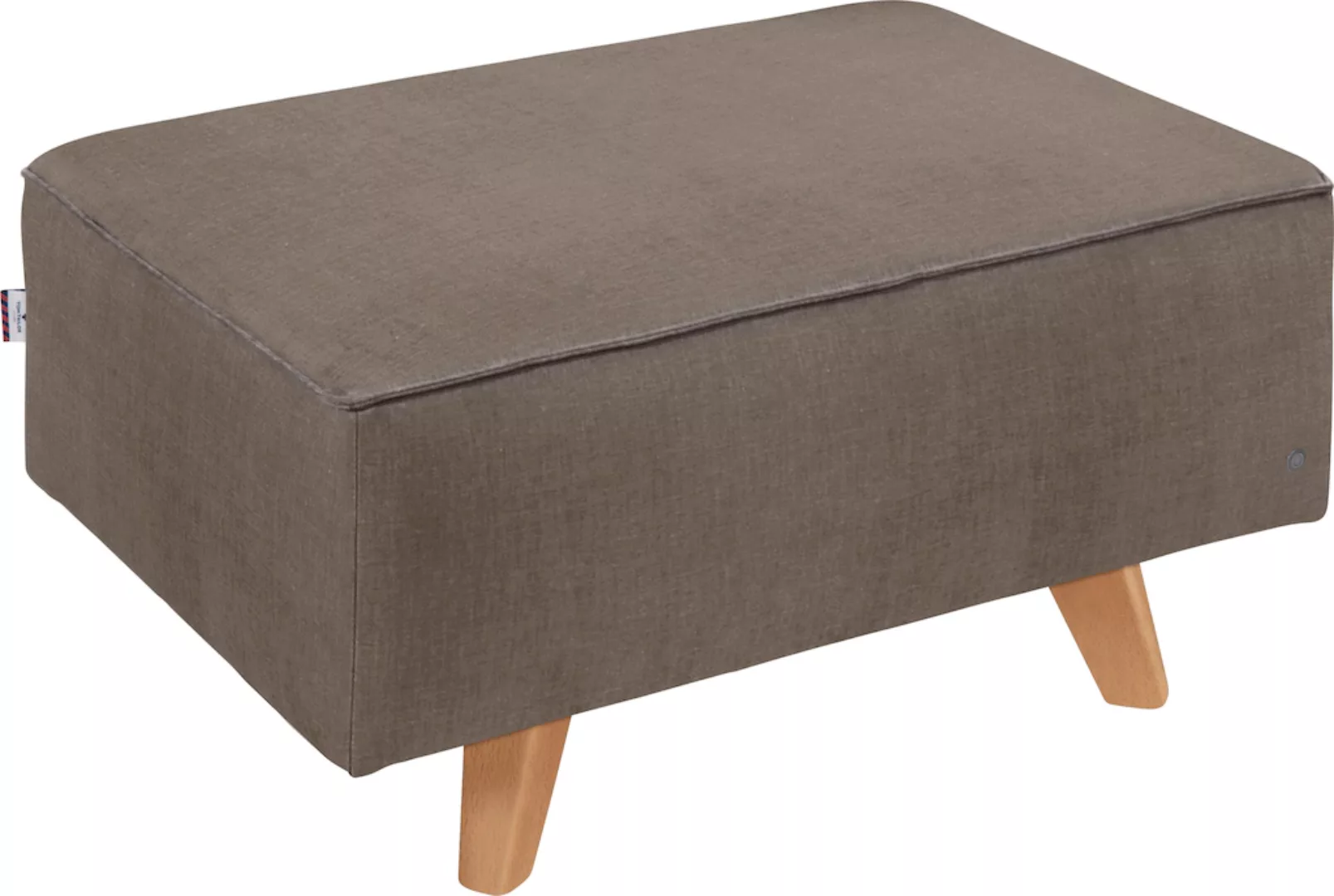 TOM TAILOR HOME Hocker "NORDIC CHIC", mit Kedernaht, Breite 85 cm, Füße Buc günstig online kaufen