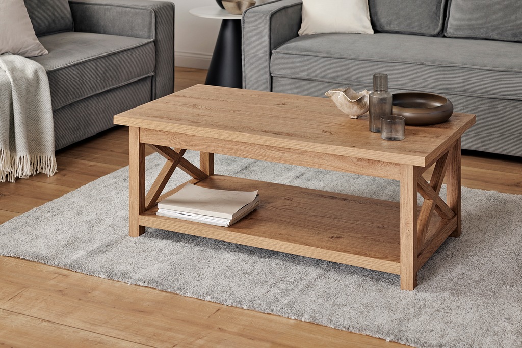 Jahnke Couchtisch "CHALET COFFEE", (1 St.), Couchtisch, Kaffetisch, mit Abl günstig online kaufen