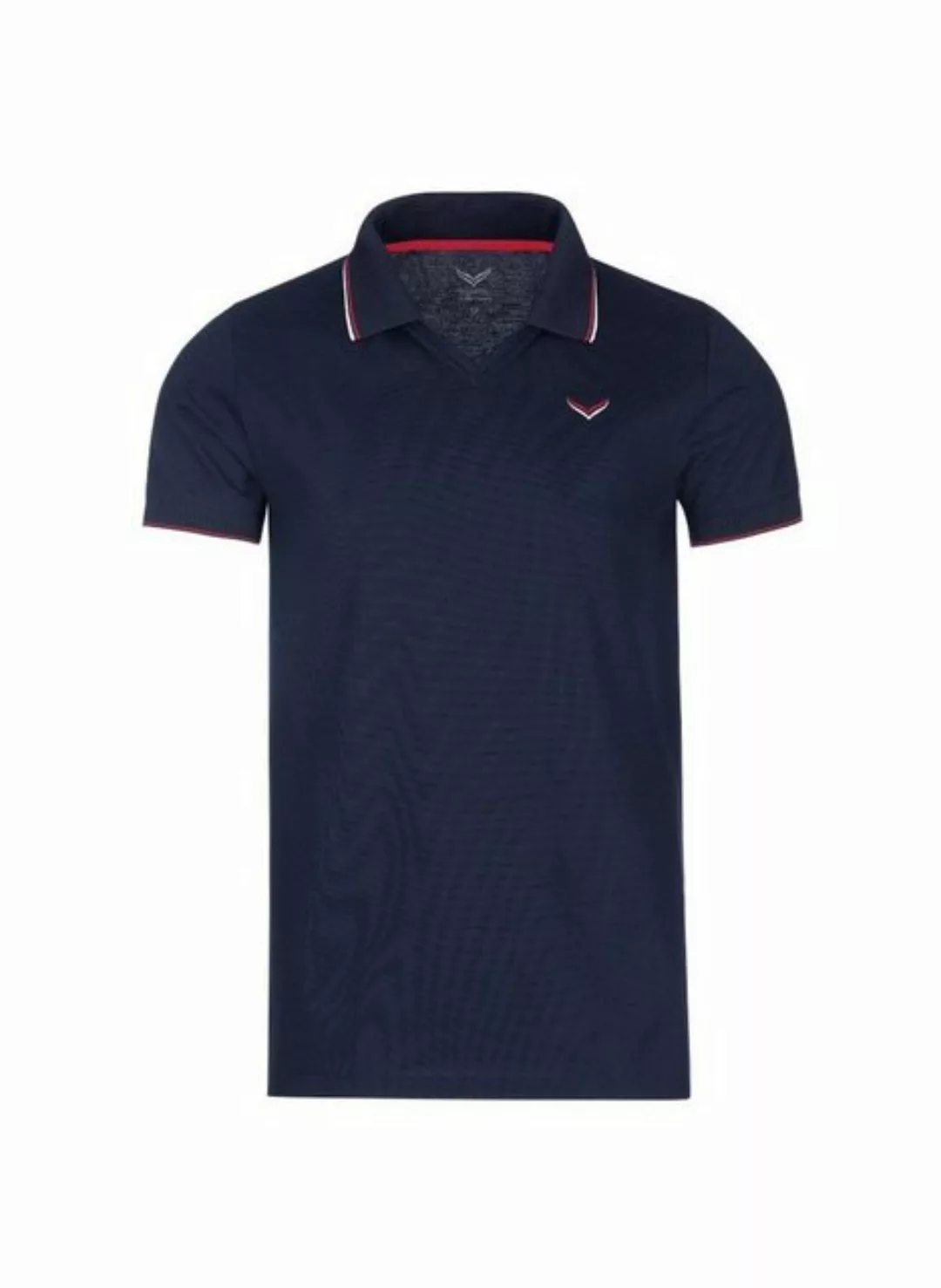 Trigema Poloshirt TRIGEMA Polo-Shirt mit V-Ausschnitt (1-tlg) günstig online kaufen