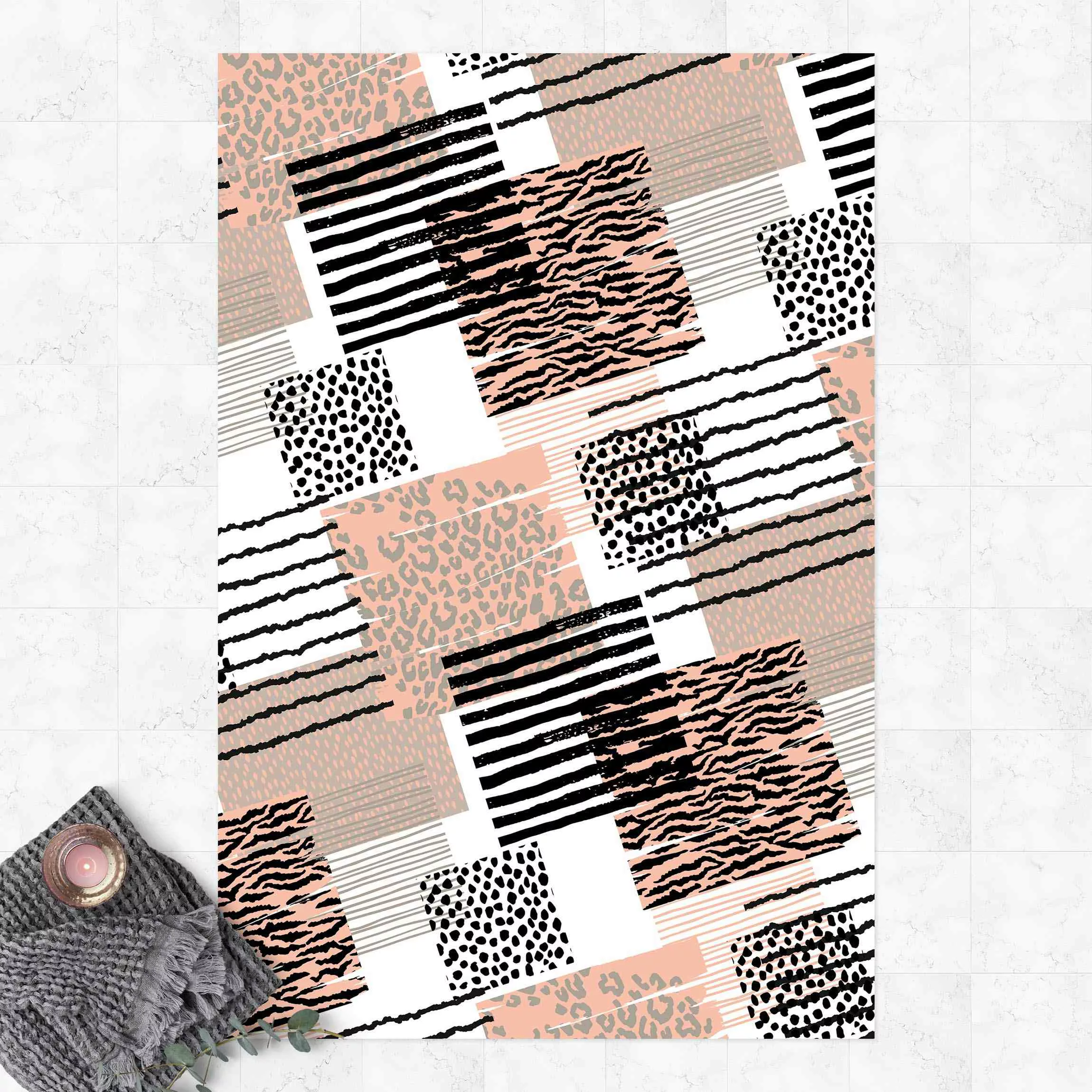 Vinyl-Teppich Animalprint Zebra Tiger Leopard Australien günstig online kaufen
