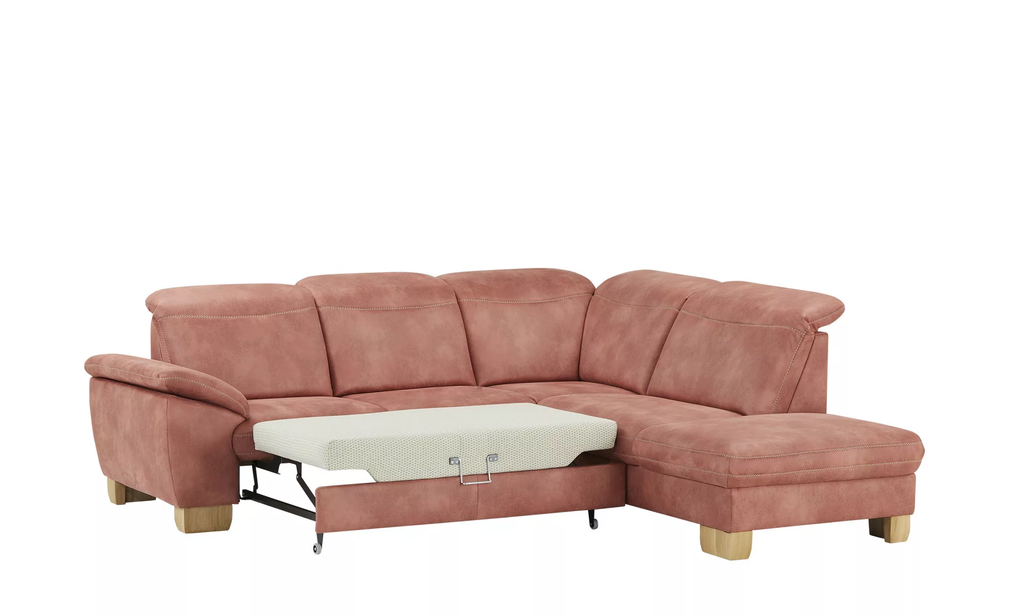 Mein Sofa bold Ecksofa  Raica ¦ rosa/pink ¦ Maße (cm): B: 266 H: 91 T: 243 günstig online kaufen