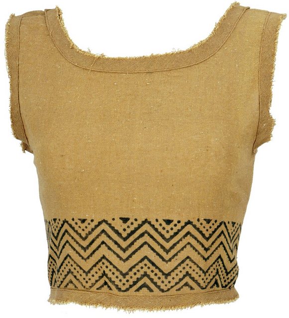 Guru-Shop T-Shirt Choli Top mit handgefertigtem Druck,.. Ethno Style, alter günstig online kaufen