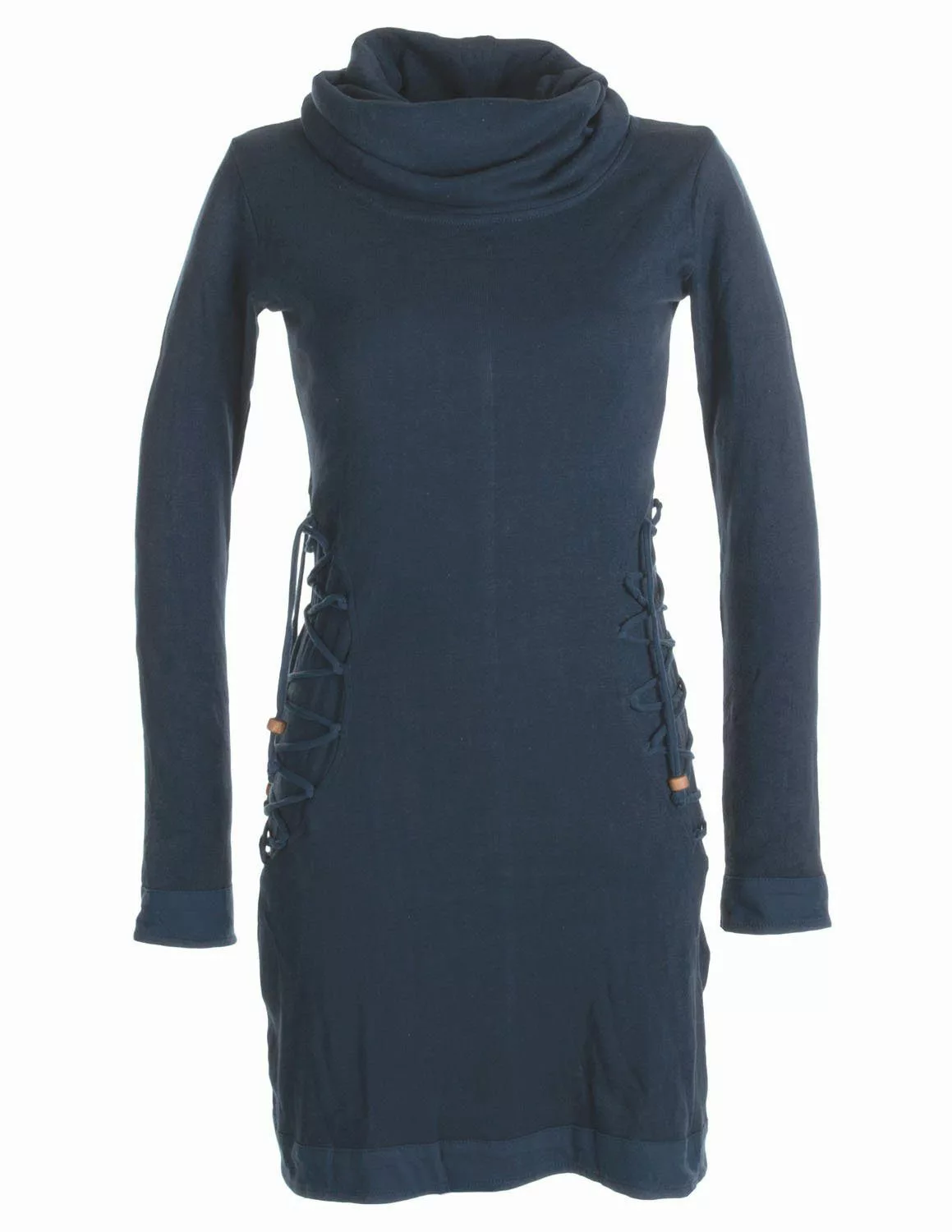 Vishes Jerseykleid Kleid mit langem Kapuzenkragen günstig online kaufen
