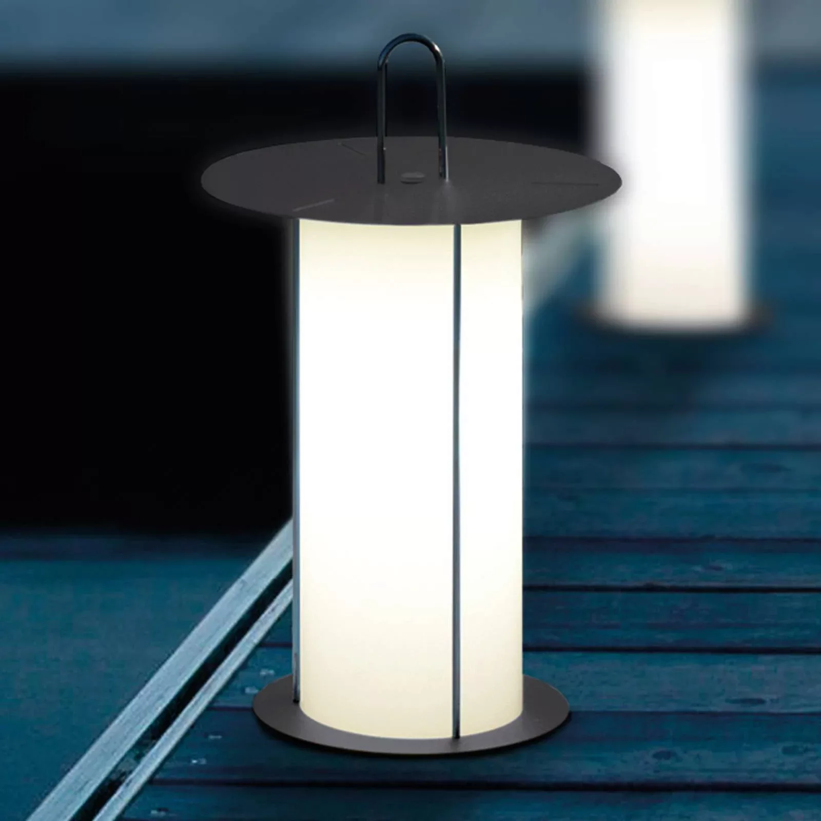 Modo Luce Diogene LED-Terrassenleuchte Akku grafit günstig online kaufen