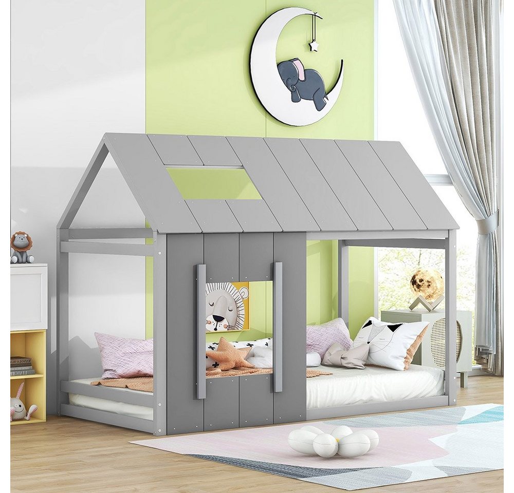 Sweiko Kinderbett, Hausbett mit Dach und Fenster, 90*200cm günstig online kaufen