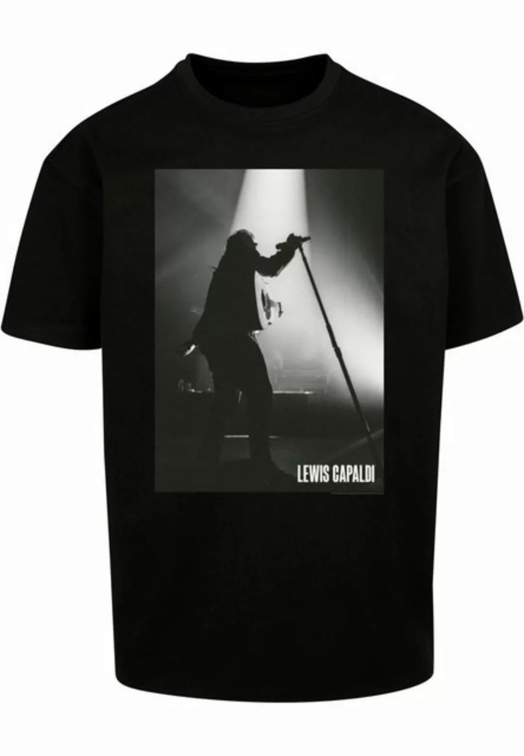 Merchcode T-Shirt Merchcode Herren Lewis Capaldi - Live Photo Heavy Oversiz günstig online kaufen