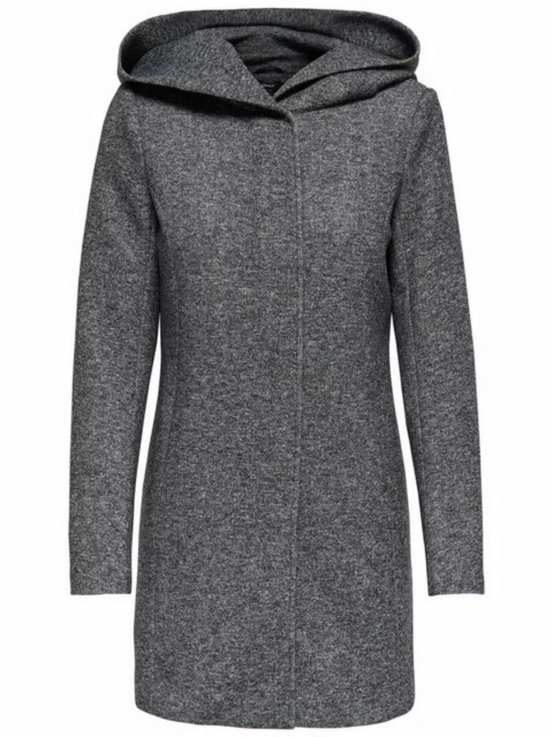 ONLY Kurzmantel Langer Mantel ONLSEDONA Coat Strick Jacke mit Großer Kapuze günstig online kaufen