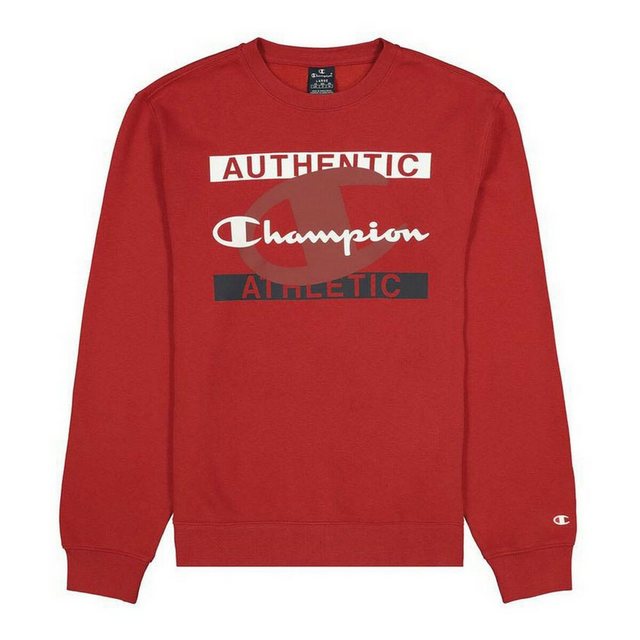 Champion Sweater Herren Sweater ohne Kapuze Champion Authentic Athletic Rot günstig online kaufen