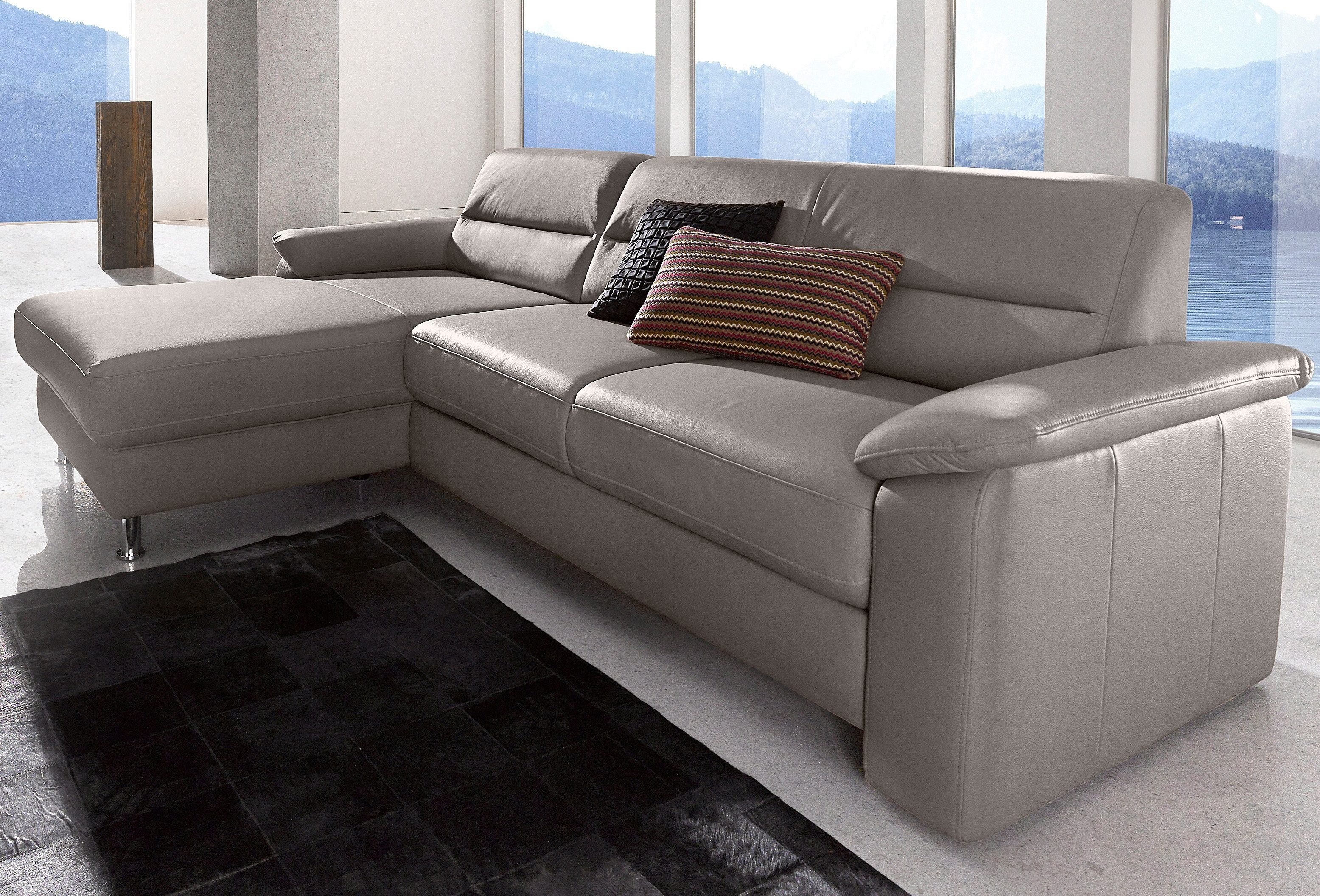 sit&more Ecksofa Ascara L-Form, inklusive Boxspring/Federkern-Polsterung, günstig online kaufen