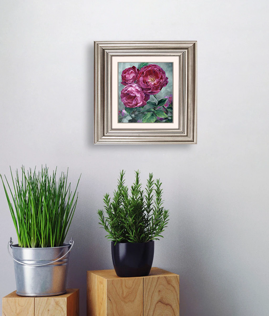 queence Acrylglasbild "Blumen", Blumen-Blumenbilder-Kunst-Pflanzen-Pflanzen günstig online kaufen