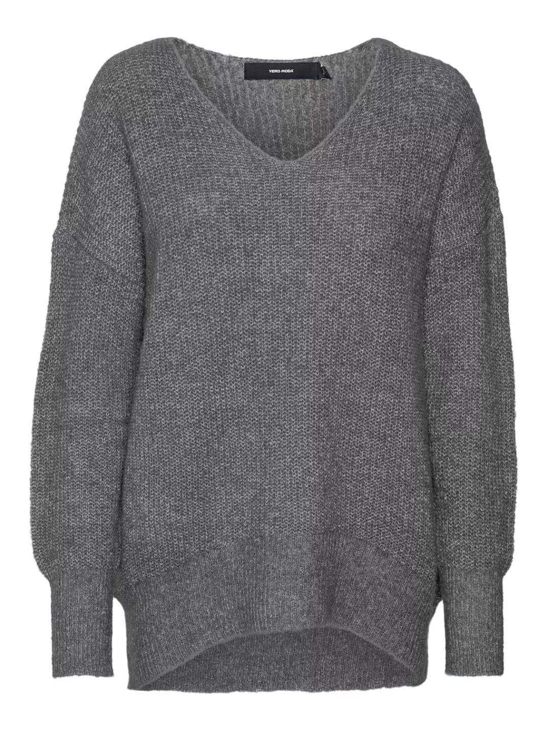 Vero Moda V-Ausschnitt-Pullover "VMMILI LS V-NECK LONG PULLOVER GA BOO" günstig online kaufen