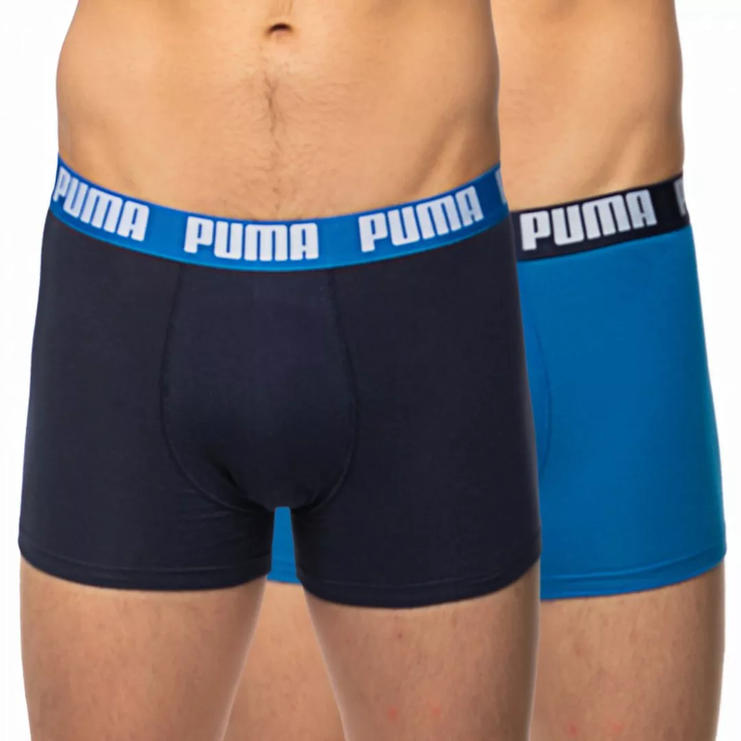 Puma 2-er Set Basic Boxer Blau günstig online kaufen