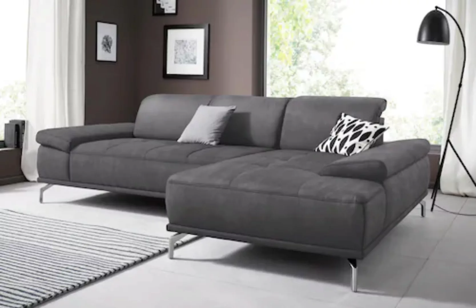 Places of Style Ecksofa »Caluna«, Inkl.Sitztiefenverstellung, wahlweise mit günstig online kaufen
