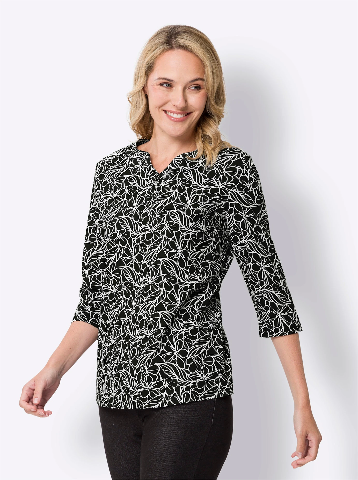 Classic Basics 3/4-Arm-Shirt "3/4-Arm-Shirt", (1 tlg.) günstig online kaufen