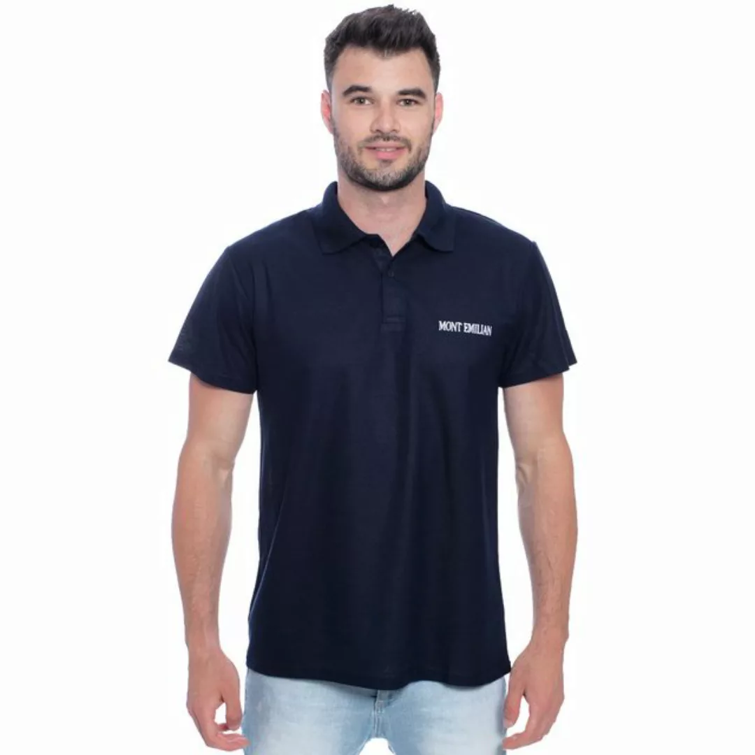 MONT EMILIAN Poloshirt MONT EMILIAN "Caen" Herren Basic Polo-Shirt leichtes günstig online kaufen