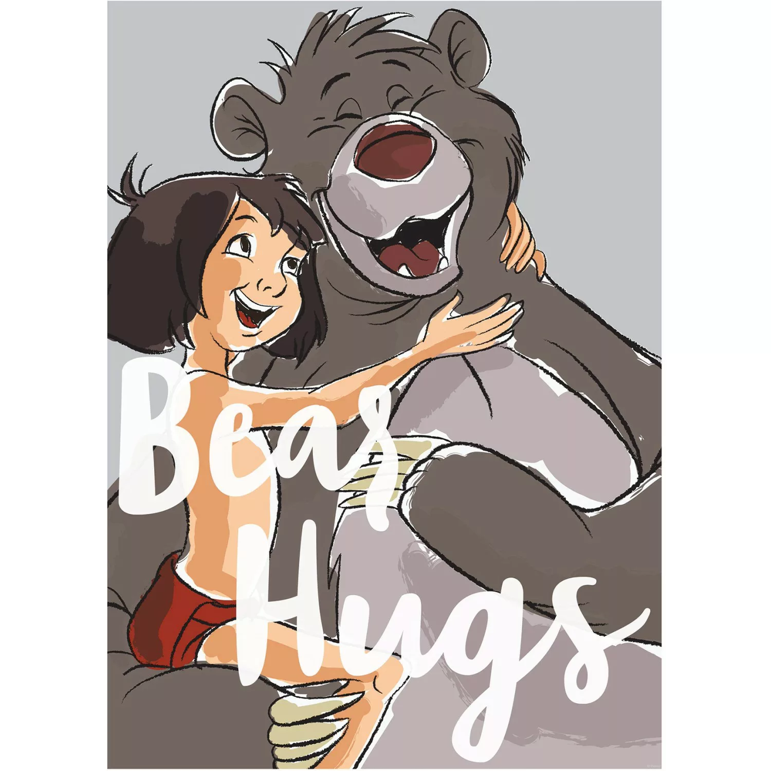 Komar Wandbild Bear Hug 50 x 70 cm günstig online kaufen