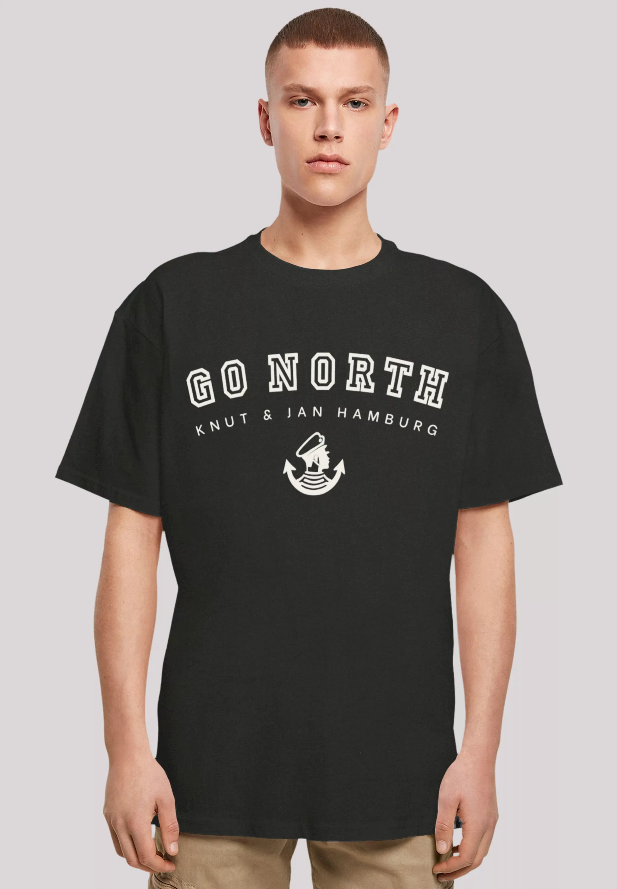 F4NT4STIC T-Shirt "Go North Knut & Jan Hamburg" günstig online kaufen