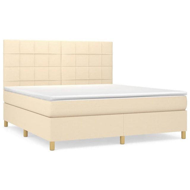 vidaXL Boxspringbett Bett Boxspringbett mit Matratze Stoff (180 x 200 cm, C günstig online kaufen