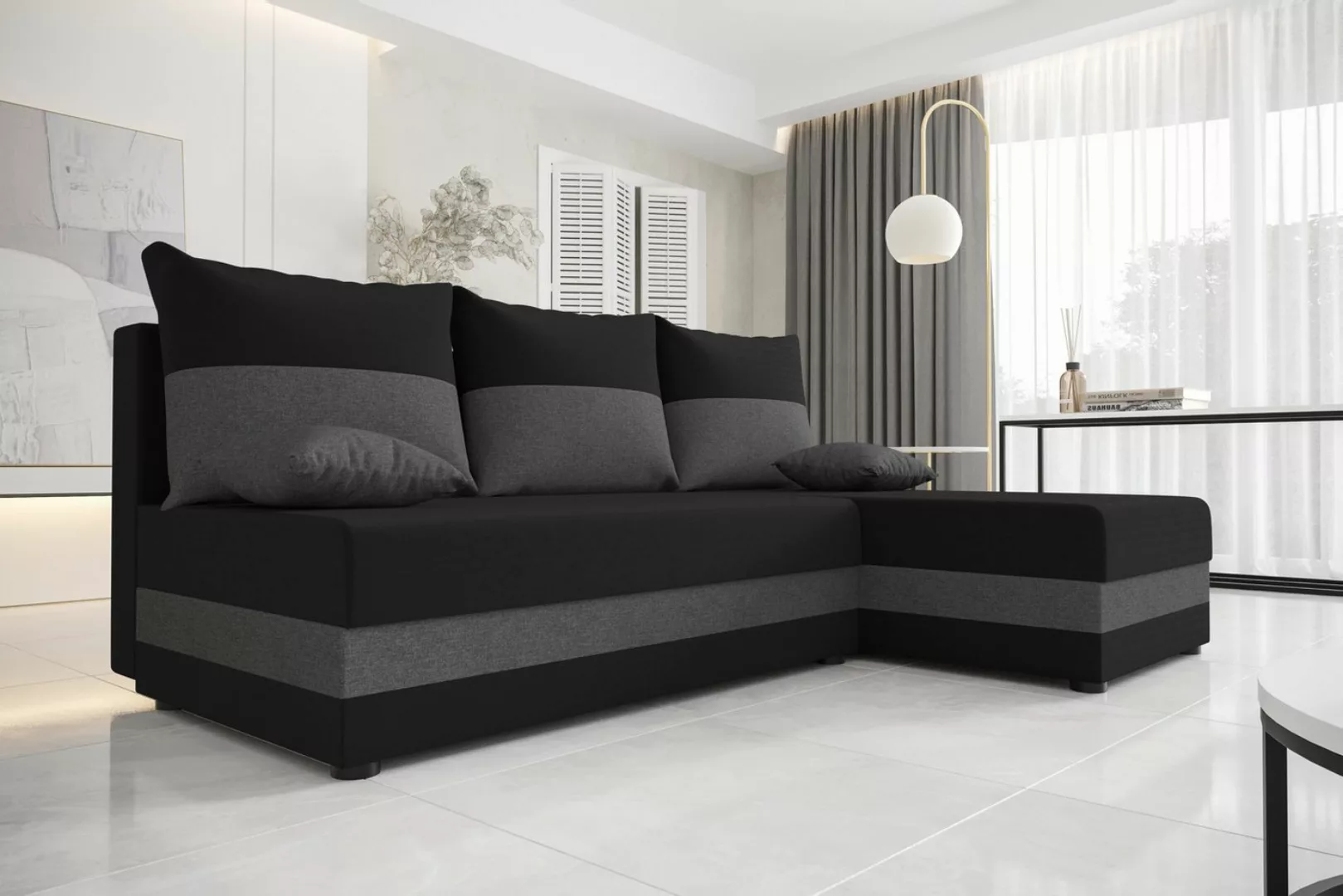 ALTDECOR Ecksofa HEWLI, Couch mit Schlaffunktion, Wohnzimmer - Wohnlandscha günstig online kaufen
